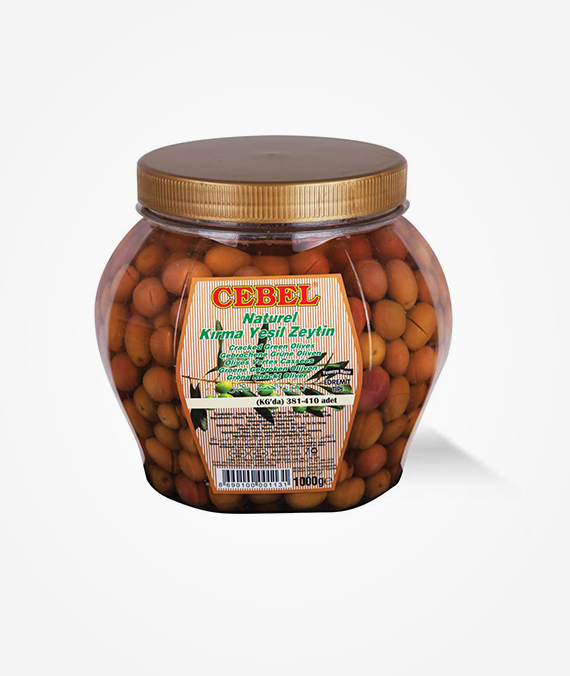 Cebel Natural Cracked Green Olive 1000 gr
