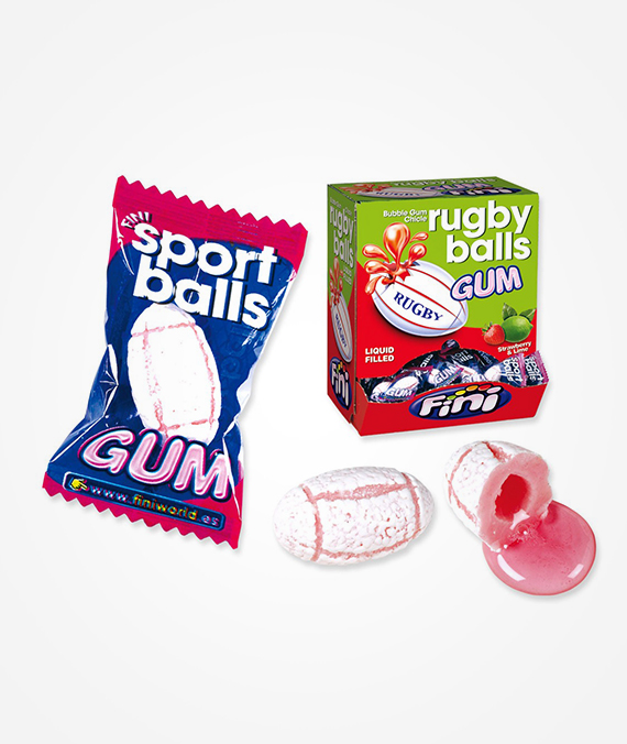 Fini Rugby Balls Bumble Gum