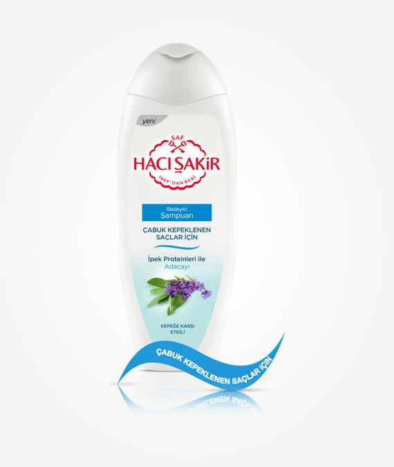 Hacı Şakir Shampoo for Dandruff Hair - Sage - 500 ml