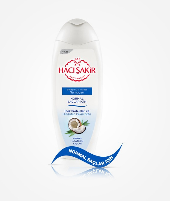 Hacı Şakir Shampoo for Normal Hair - Coconut Milk - 500 ml