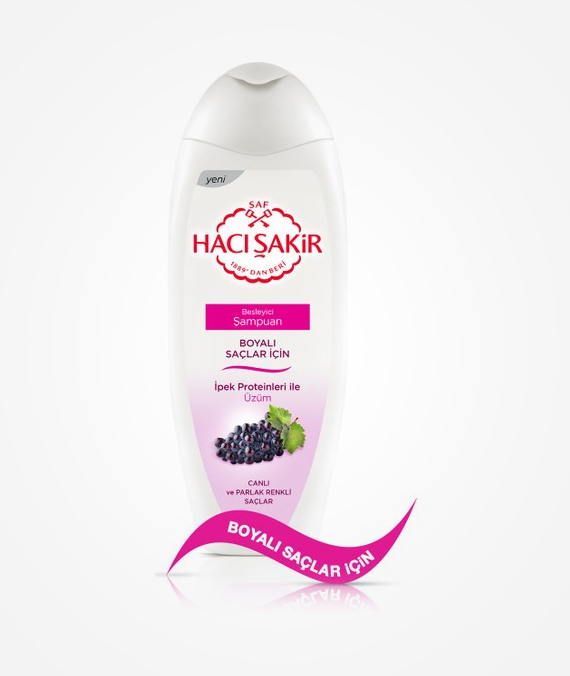 Hacı Şakir Shampoo for Colored Hair - Grape - 500 ml