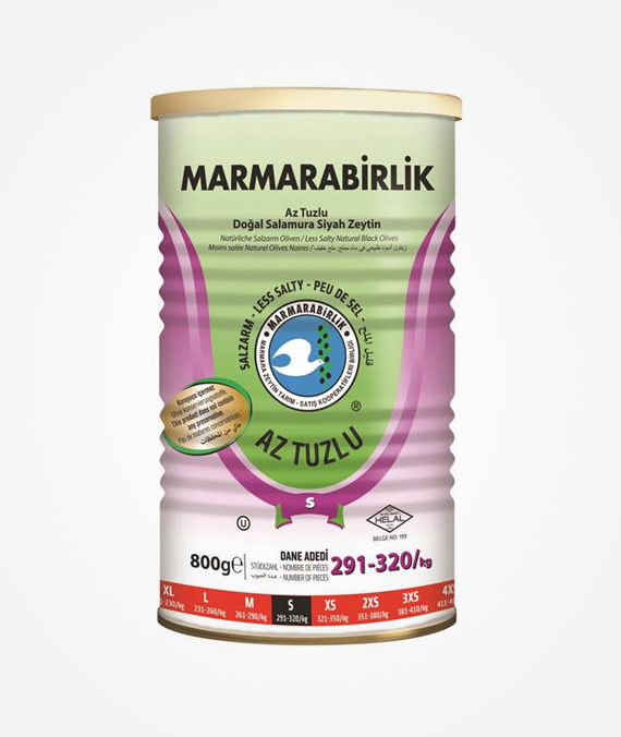Marmarabirlik Lessaltly Brine Olive 800 gr