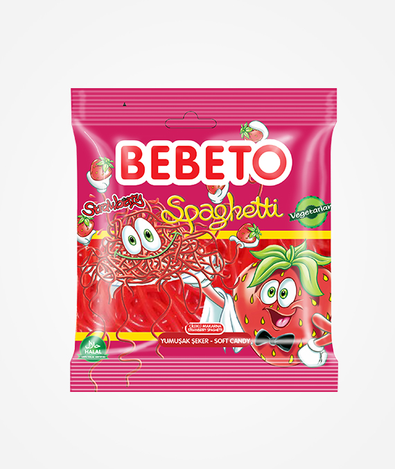 Bebeto Strawberry Spaghetti 80 gr