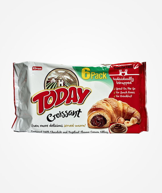 Today Chocolate & Hazelnut Cream Multipack Croissant