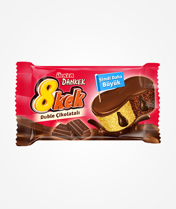 Ülker Dankek 8 Cake Double Chocolate