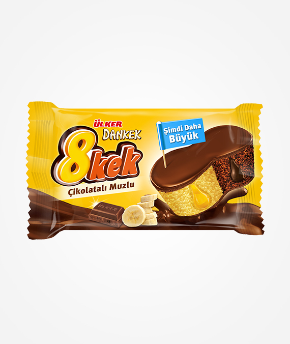 Ülker Dankek 8 Cake with Banana